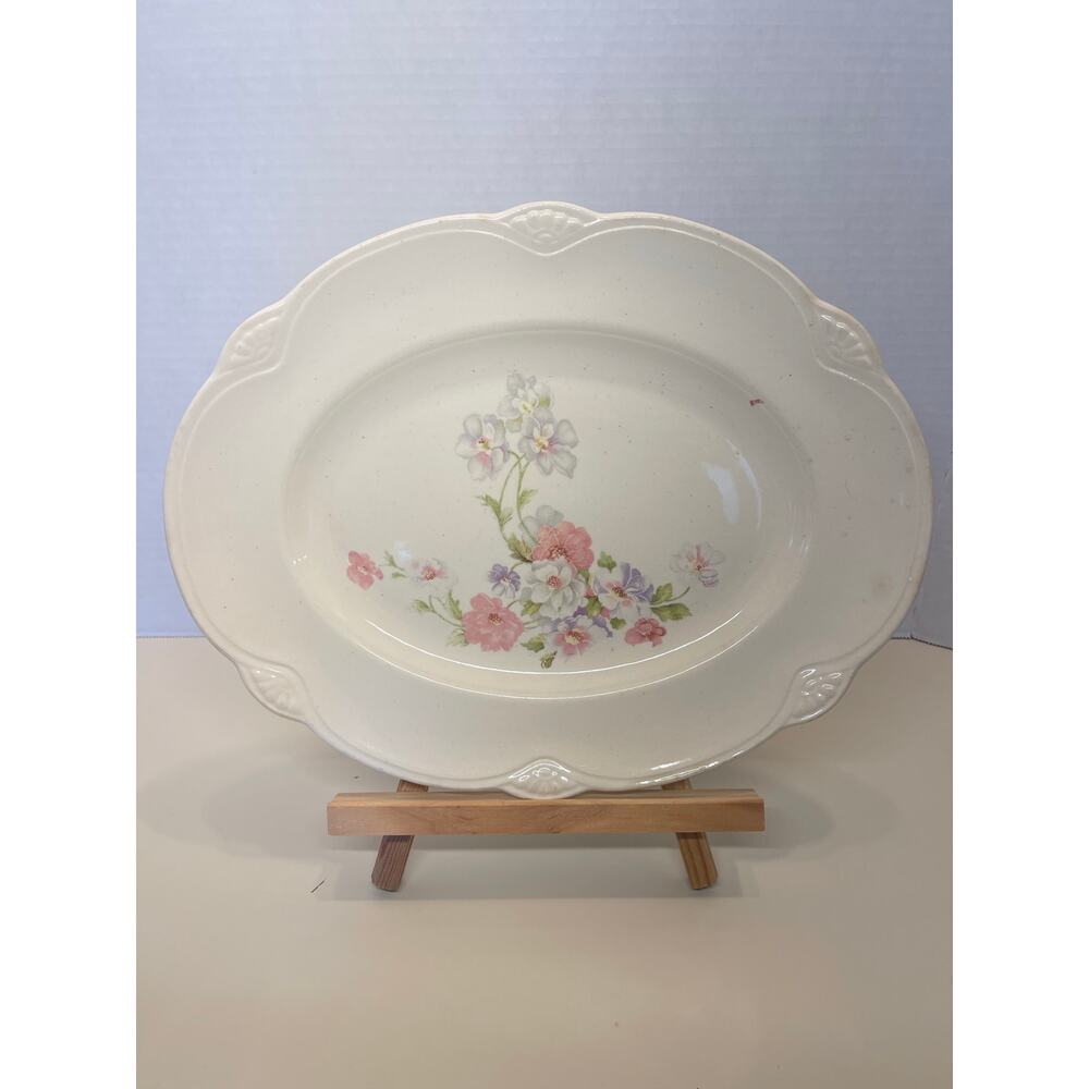 Vintage Homer Laughlin Virgina Rose Small Platter 1943